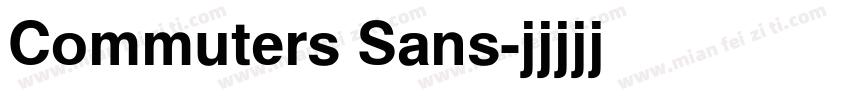 Commuters Sans字体转换